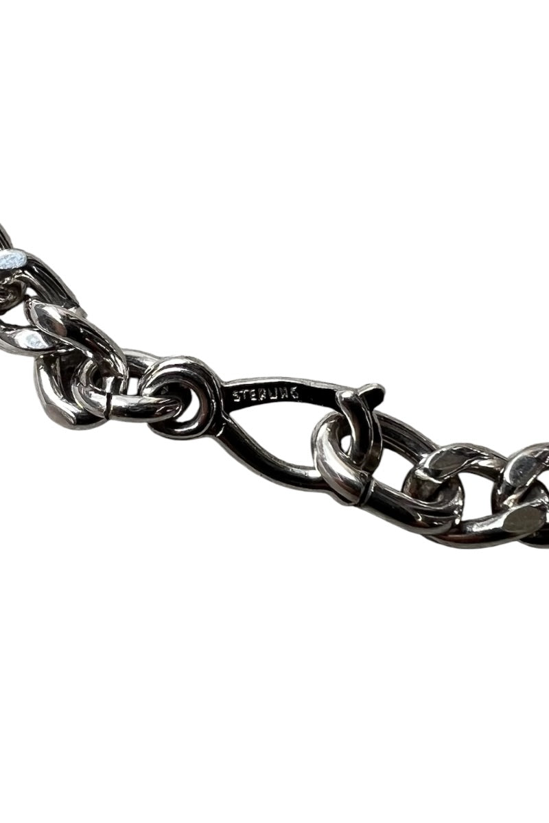 925 SILVER ID BRACELET / SILVER [SIZE: ONE SIZE USED]