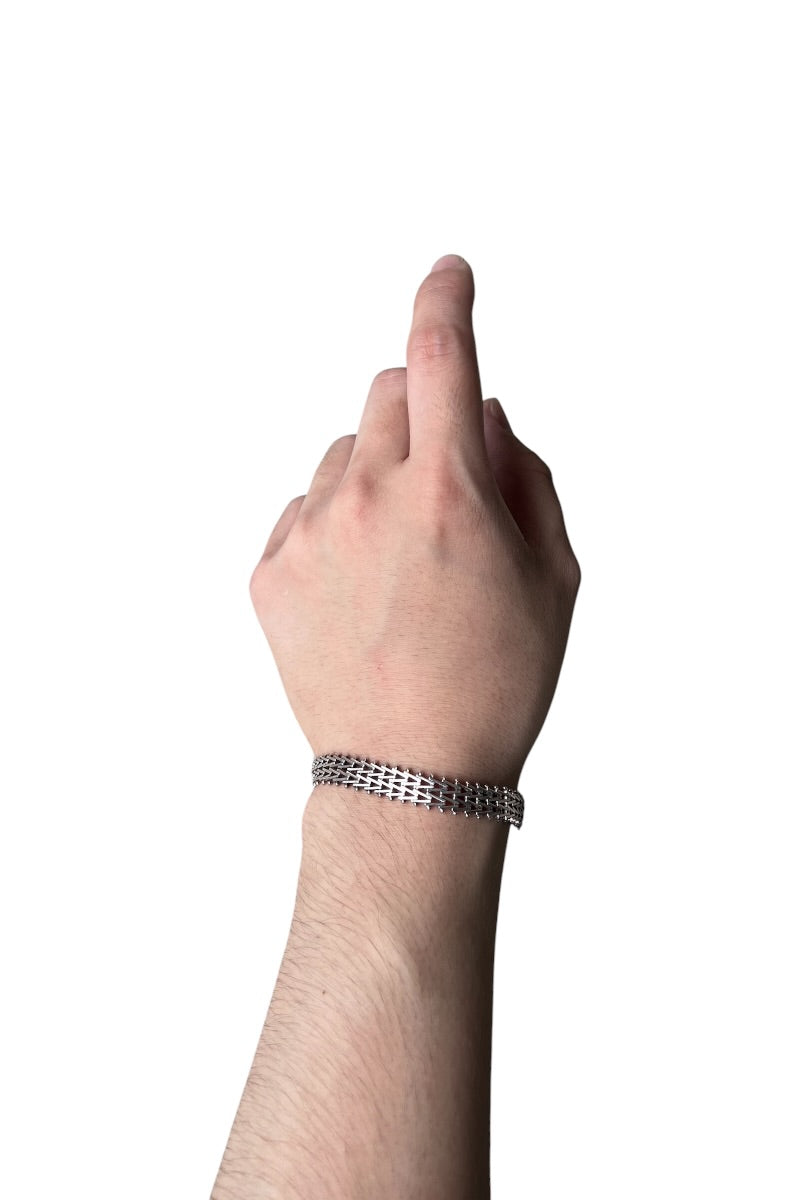 MADE IN ITALY BRACELET / SILVER [SIZE: ONE SIZE USED]