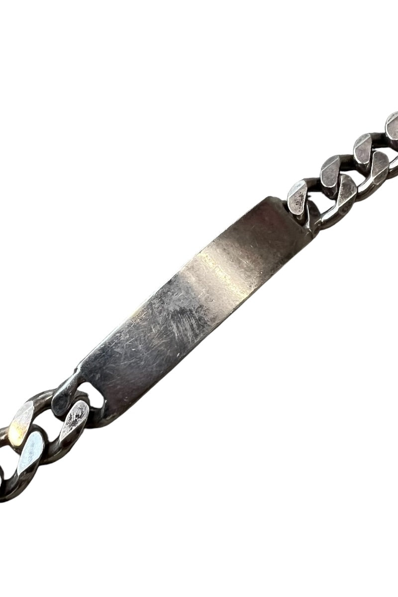 STERLING SILVER ID BRACELET / SILVER [SIZE: ONE SIZE USED]
