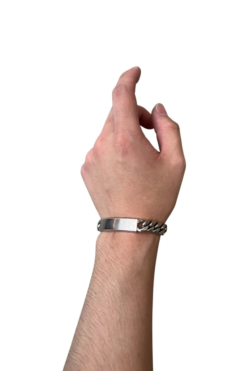 STERLING SILVER ID BRACELET / SILVER [SIZE: ONE SIZE USED]