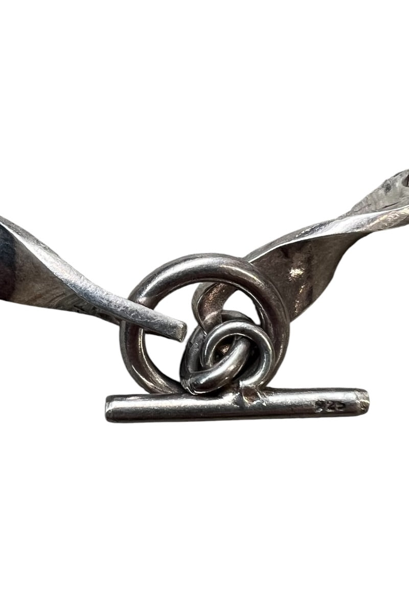 925 SILVER T-BAR BRACELET / SILVER [SIZE: ONE SIZE USED]