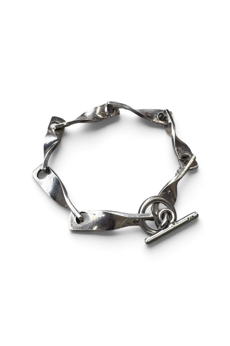 925 SILVER T-BAR BRACELET / SILVER [SIZE: ONE SIZE USED]
