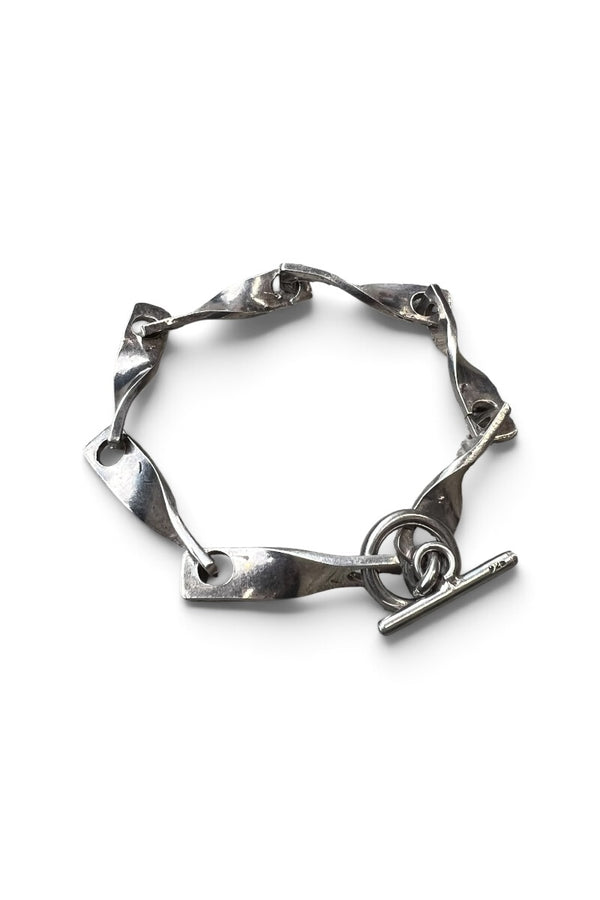 925 SILVER T-BAR BRACELET / SILVER [SIZE: ONE SIZE USED]