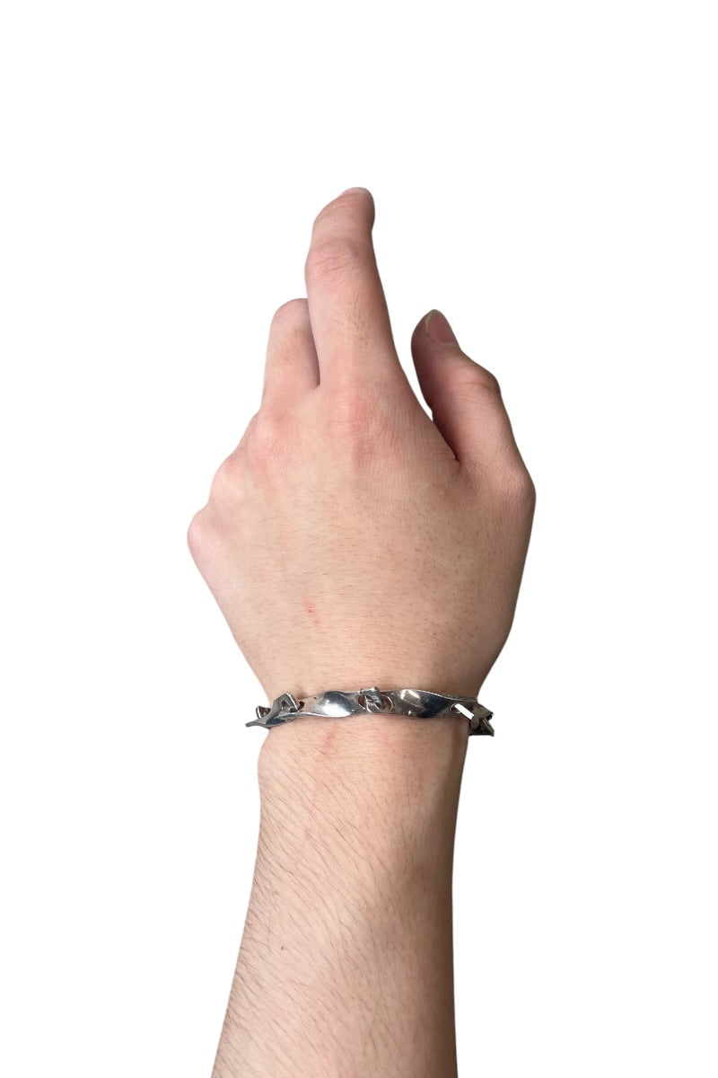 925 SILVER T-BAR BRACELET / SILVER [SIZE: ONE SIZE USED]