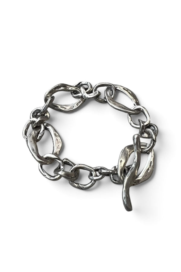 925 SILVER T-BAR BRACELET / SILVER [SIZE: ONE SIZE USED]