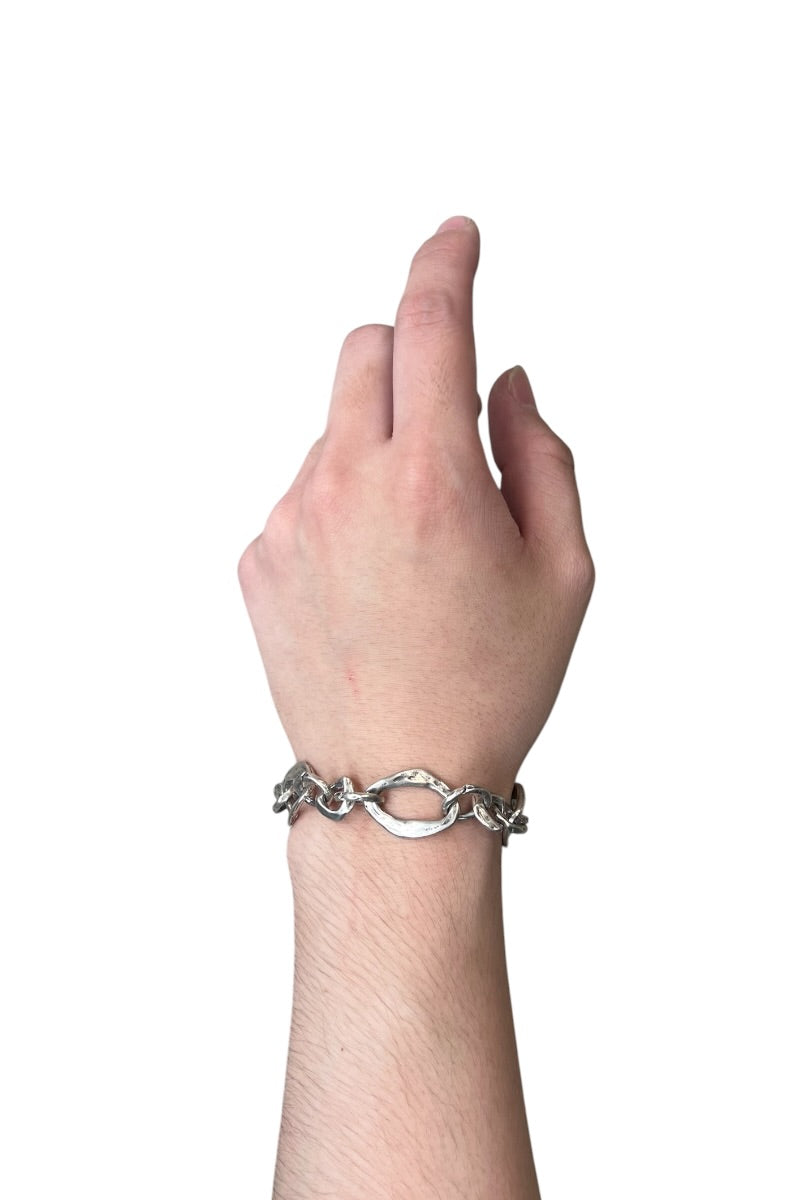 925 SILVER T-BAR BRACELET / SILVER [SIZE: ONE SIZE USED]