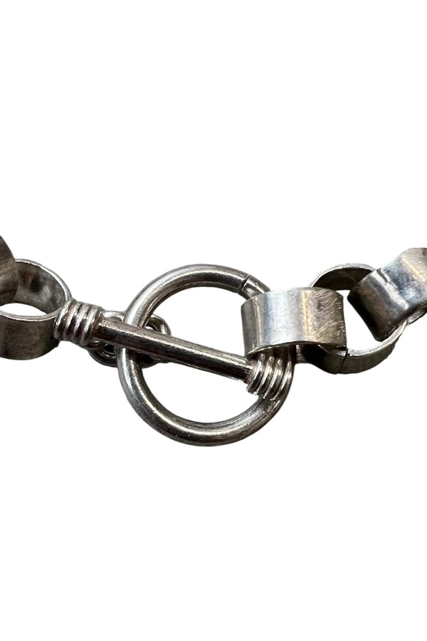 925 SILVER T-BAR BRACELET / SILVER [SIZE: ONE SIZE USED]