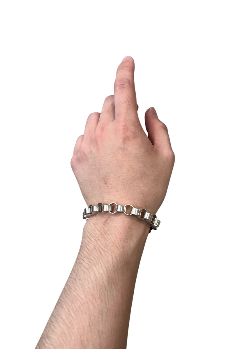 925 SILVER T-BAR BRACELET / SILVER [SIZE: ONE SIZE USED]