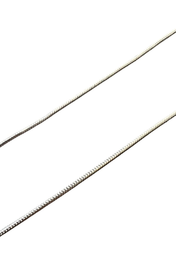 MADE IN ITALY 925 SILVER SNAKECHAIN NECKLACE / SILVER [SIZE: ONE SIZE USED]