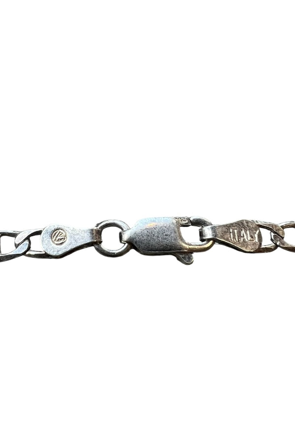MADE IN ITALY 925 SILVER NECKLACE / SILVER [SIZE: ONE SIZE USED]