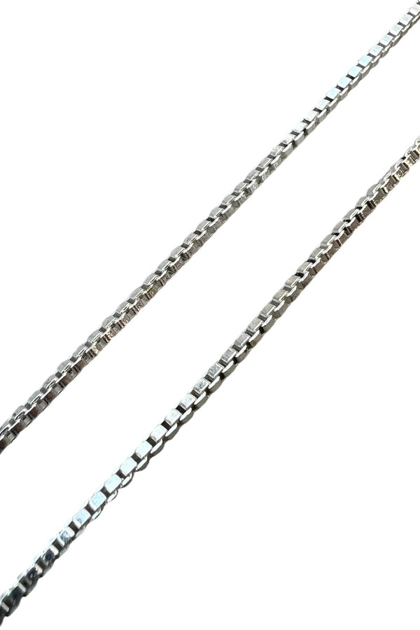 925 SILVER VENETIAN LINK NECKLACE / SILVER [SIZE: ONE SIZE USED]