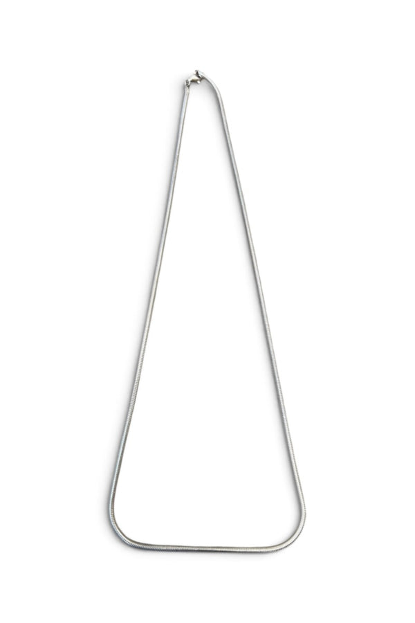 MADE IN ITALY 925 SILVER SNAKE CHAIN NECKLACE / SILVER [SIZE: ONE SIZE USED]