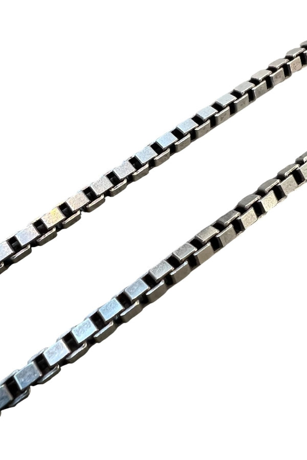 925 SILVER VENETIAN LINK NECKLACE / SILVER [SIZE: ONE SIZE USED]