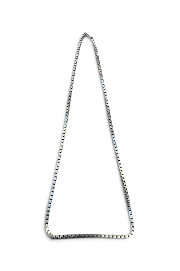 925 SILVER VENETIAN LINK NECKLACE / SILVER [SIZE: ONE SIZE USED]