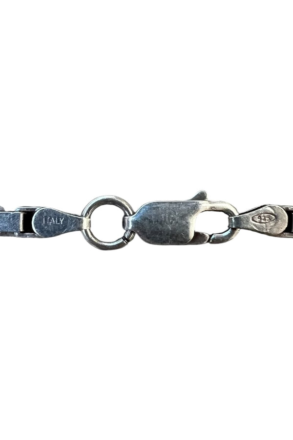 925 SILVER VENETIAN LINK NECKLACE / SILVER [SIZE: ONE SIZE USED]