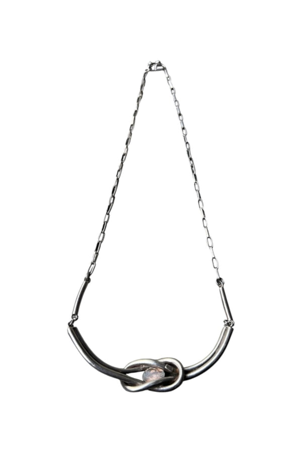925 SILVER NECKLACE W/TURQUOIS / SILVER [SIZE: ONE SIZE USED]
