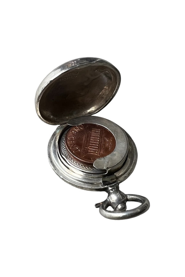 925 SILVER COIN CASE PENDANT TOP / SILVER [SIZE: ONE SIZE USED]
