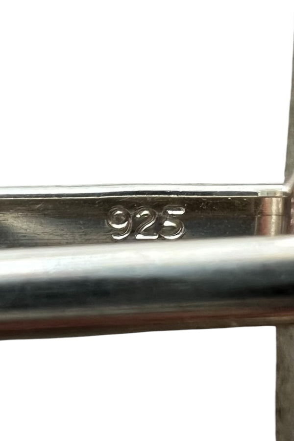925 SILVER CUFFS BUTTON / SILVER [SIZE: ONE SIZE USED]