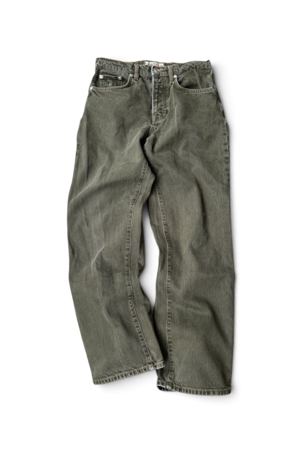 MADE IN TURKEY CLASSIC GEAR DENIM PANTS / GREEN [SIZE: 29 USED]