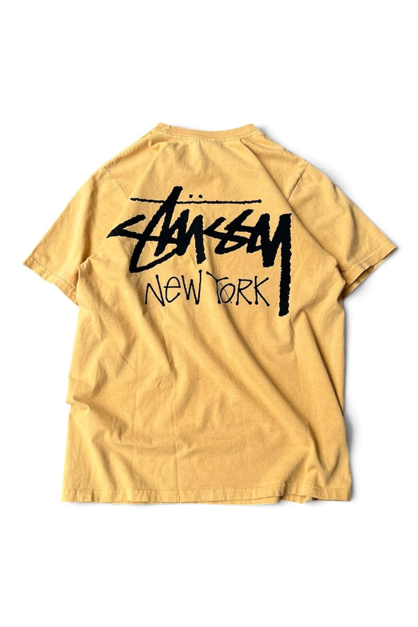 LOGO T-SHIRT NY LIMITED / YELLOW [SIZE: S USED]