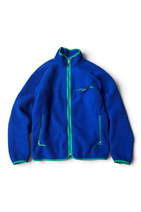 MADE IN USA 98'S BABY RETRO ZIP FLEECE JACKET / BLUE [SIZE: L USED]
