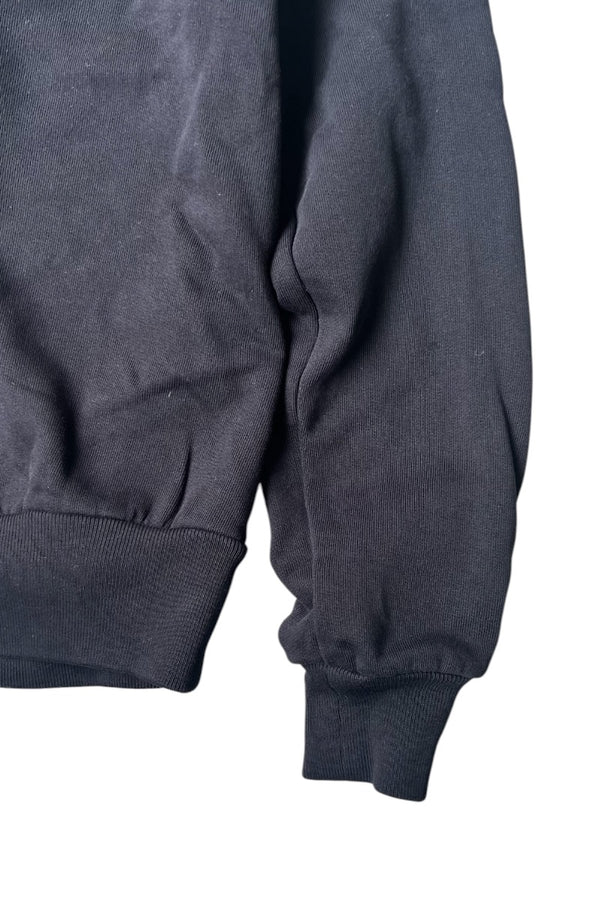 MADE IN TURKEY KNIT DOCKING SWEATSHIRT / BLACK [SIZE: XS USED]