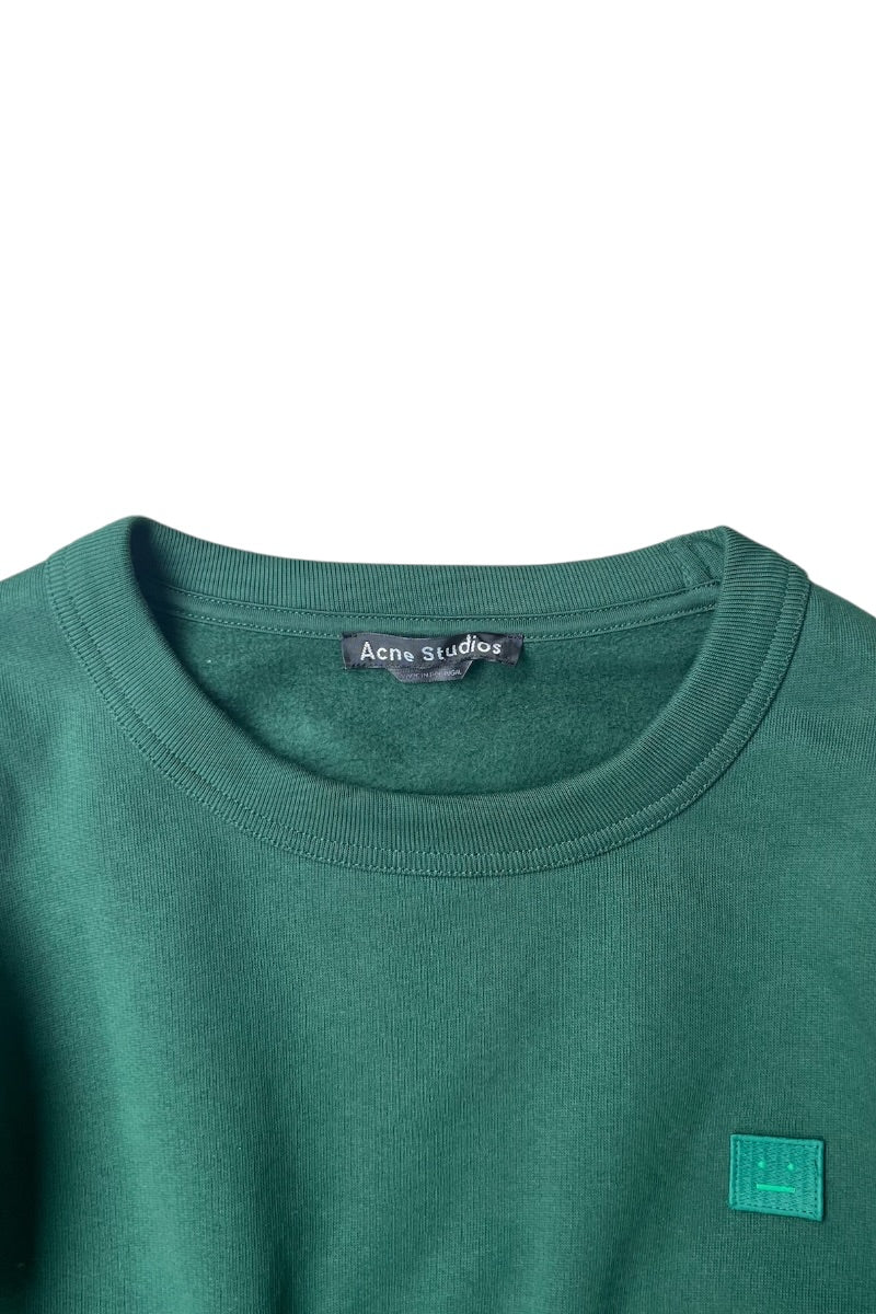 MADE IN PORTUGAL TONY FACE SWEATSHIRT / GREEN [SIZE: S USED]