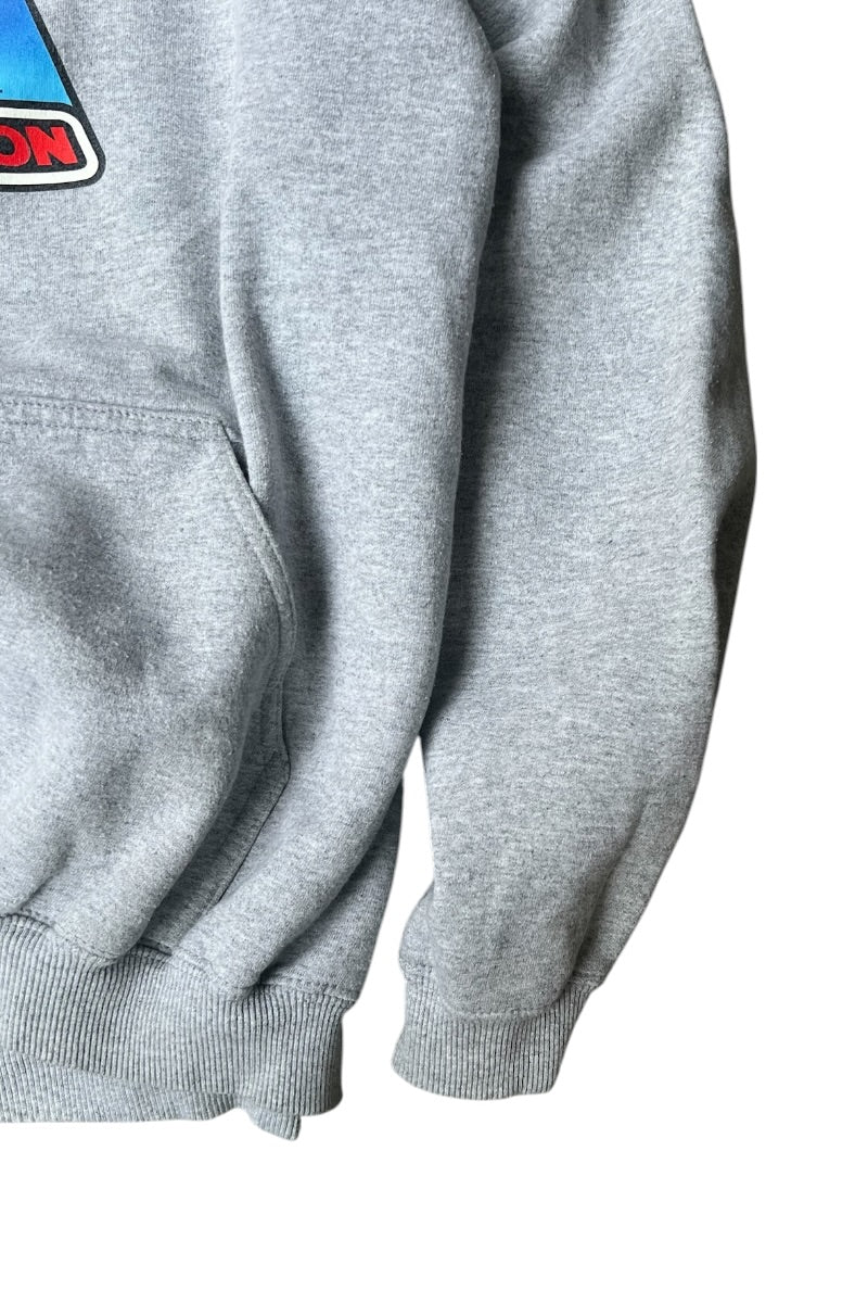 MADE IN MEXICO Y2K 07'S CELEBRATION EUROPE HOODIE SWEATSHIRT / GREY [SIZE: L USED]