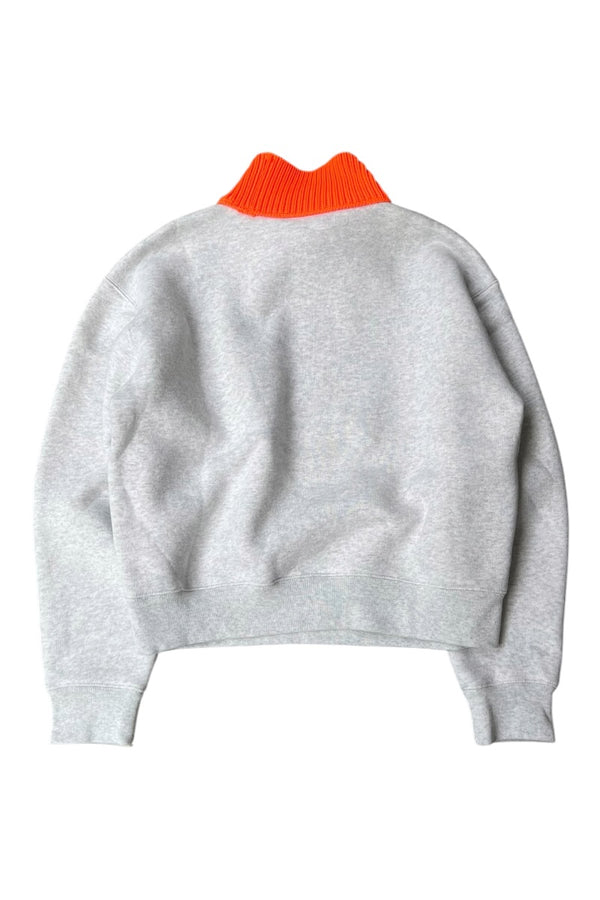 TURTLE NECK SWEATSHIRT / GREY [SIZE: S USED]