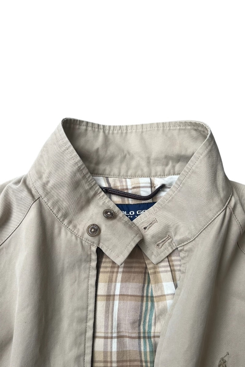 90'S ZIP JACKET / BEIGE [SIZE: M USED]