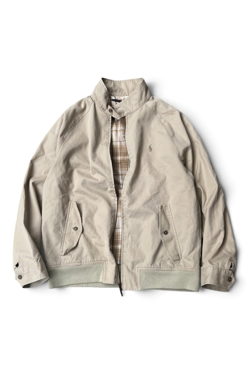 90'S ZIP JACKET / BEIGE [SIZE: M USED]