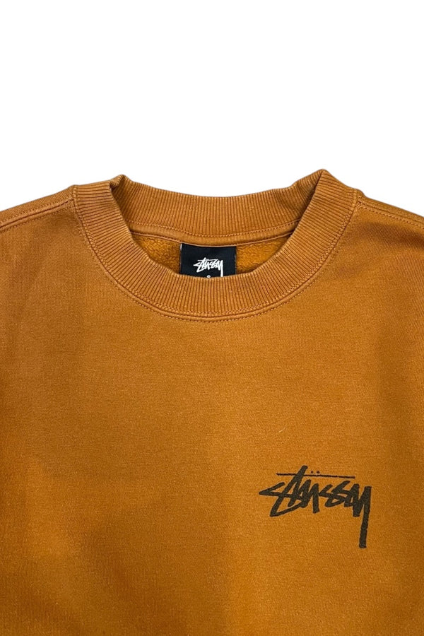 OCULAR CREW SWEATSHIRT / BROWN [SIZE: S USED]