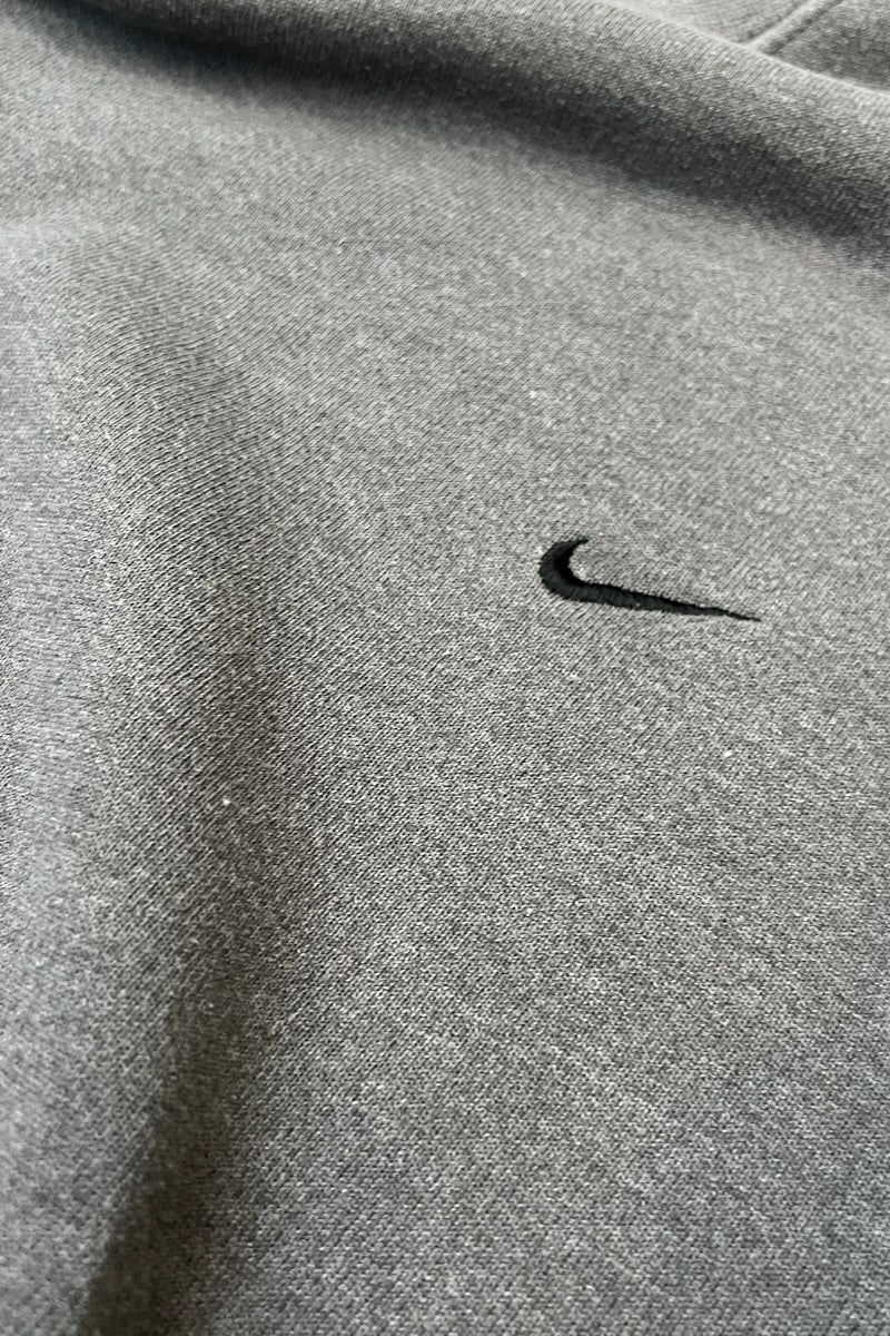 MADE IN MEXICO Y2K EARLY 00'S ONE POINT LOGO SWEATSHIRT / CHARCOAL [SIZE: XL USED]
