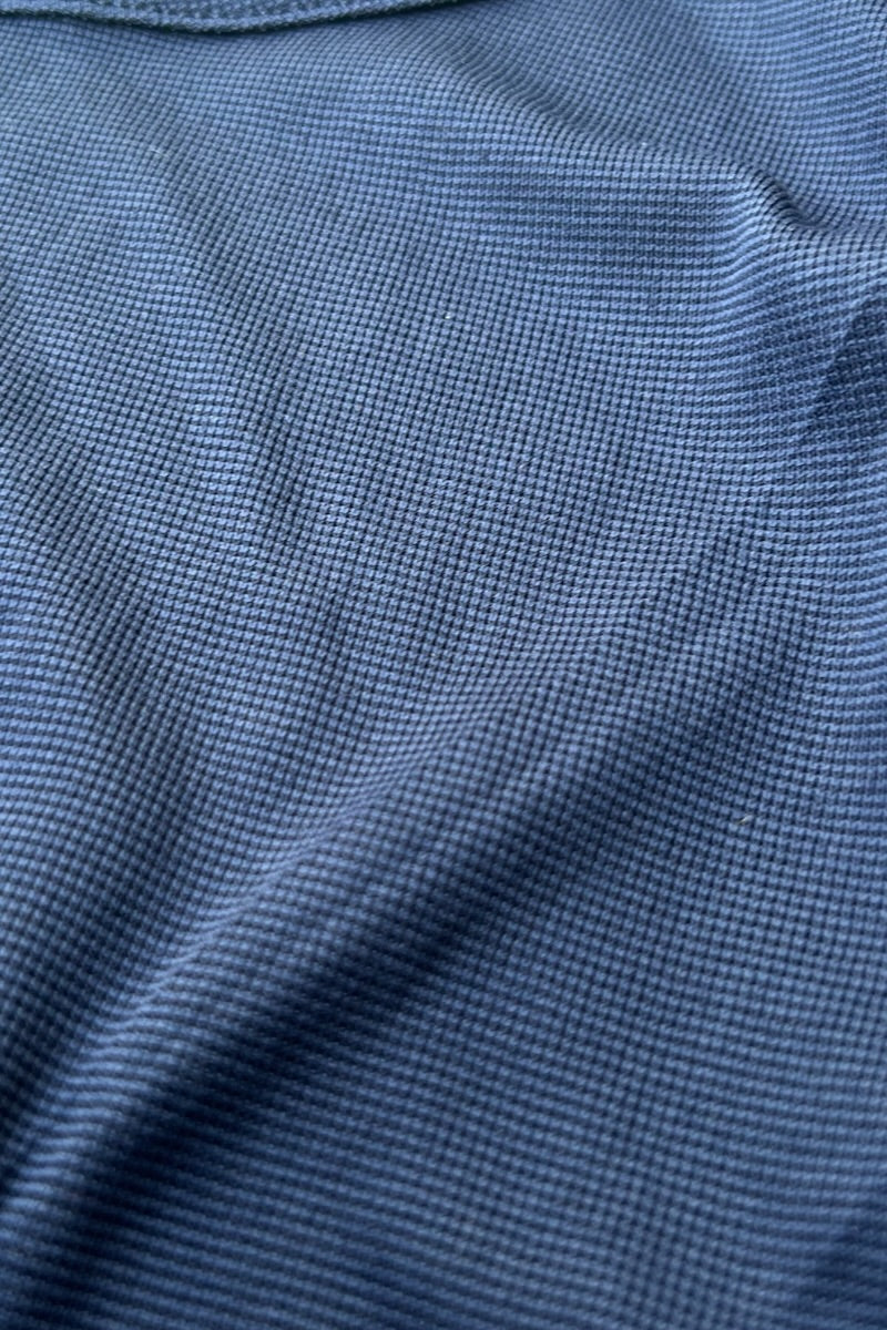 MADE IN USA 90'S CAPILENE  L/S T-SHIRT / NAVY [SIZE: S USED]