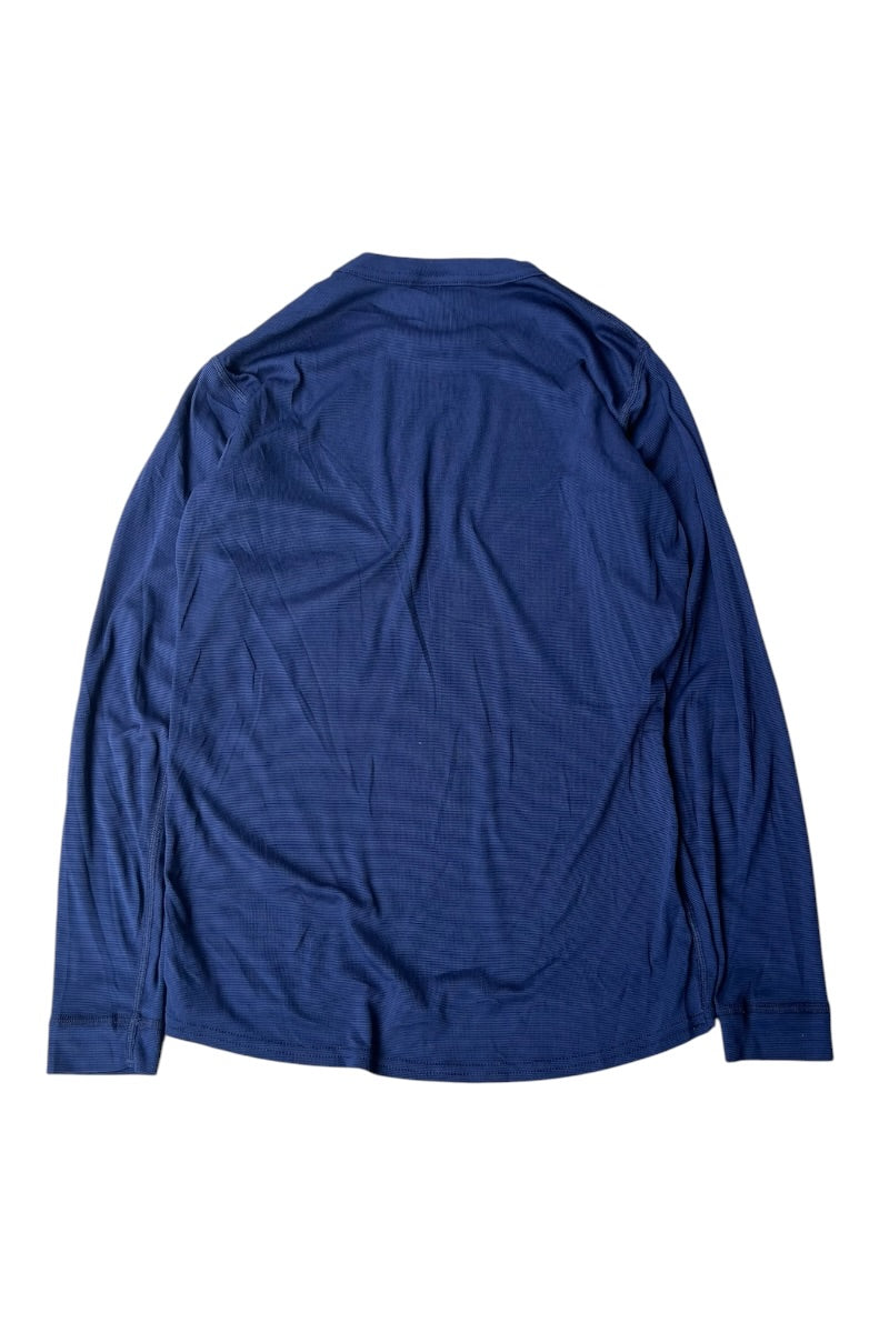 MADE IN USA 90'S CAPILENE  L/S T-SHIRT / NAVY [SIZE: S USED]