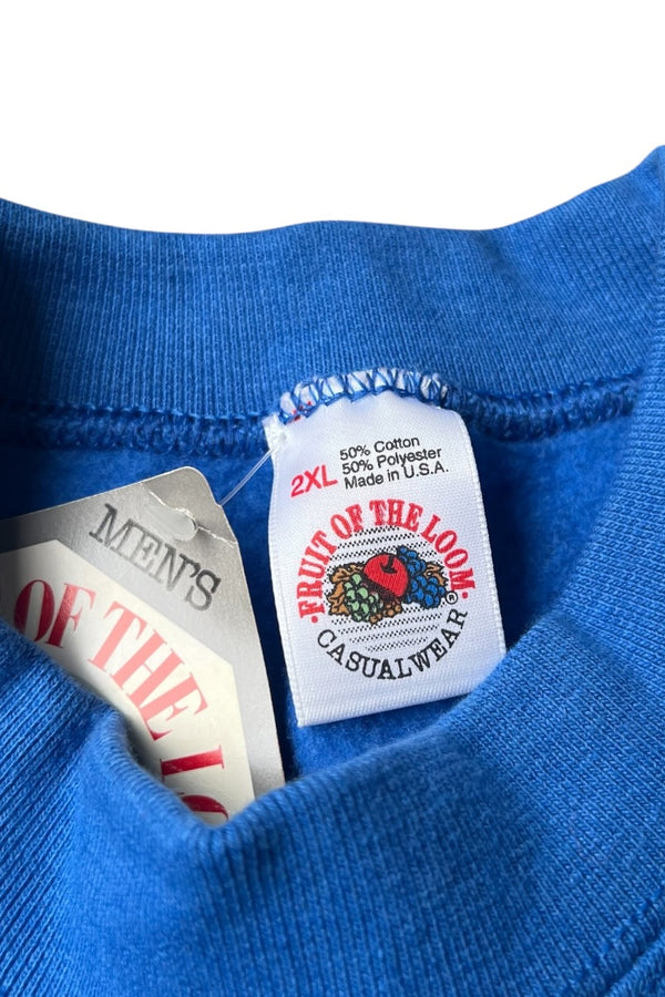 MADE IN USA 90'S SWEATSHIRT / BLUE [SIZE: 2XL DEADSTOCK/NOS]