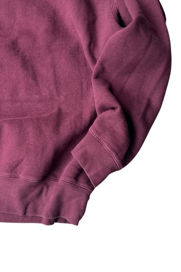 90'S ONE POINT LOGO SWEATSHIRT / BURGUNDY [SIZE: L USED]