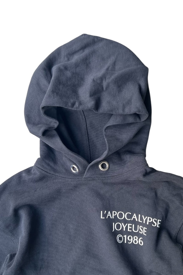 HOODIE SWEATSHIRT / BLACK [SIZE: S USED]