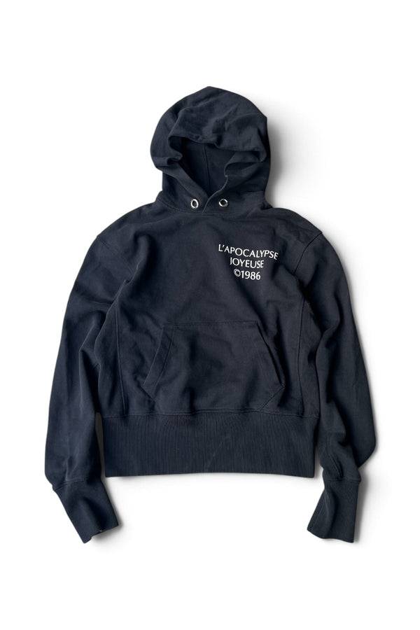 HOODIE SWEATSHIRT / BLACK [SIZE: S USED]