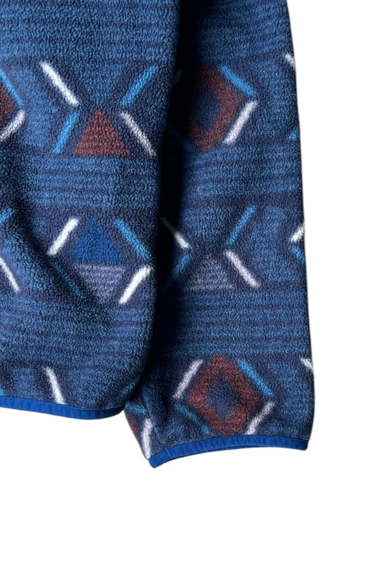 17'S SYNCHILLA SNAP-T PATTERN FLEECE JACKET / BLUE [SIZE: S USED]