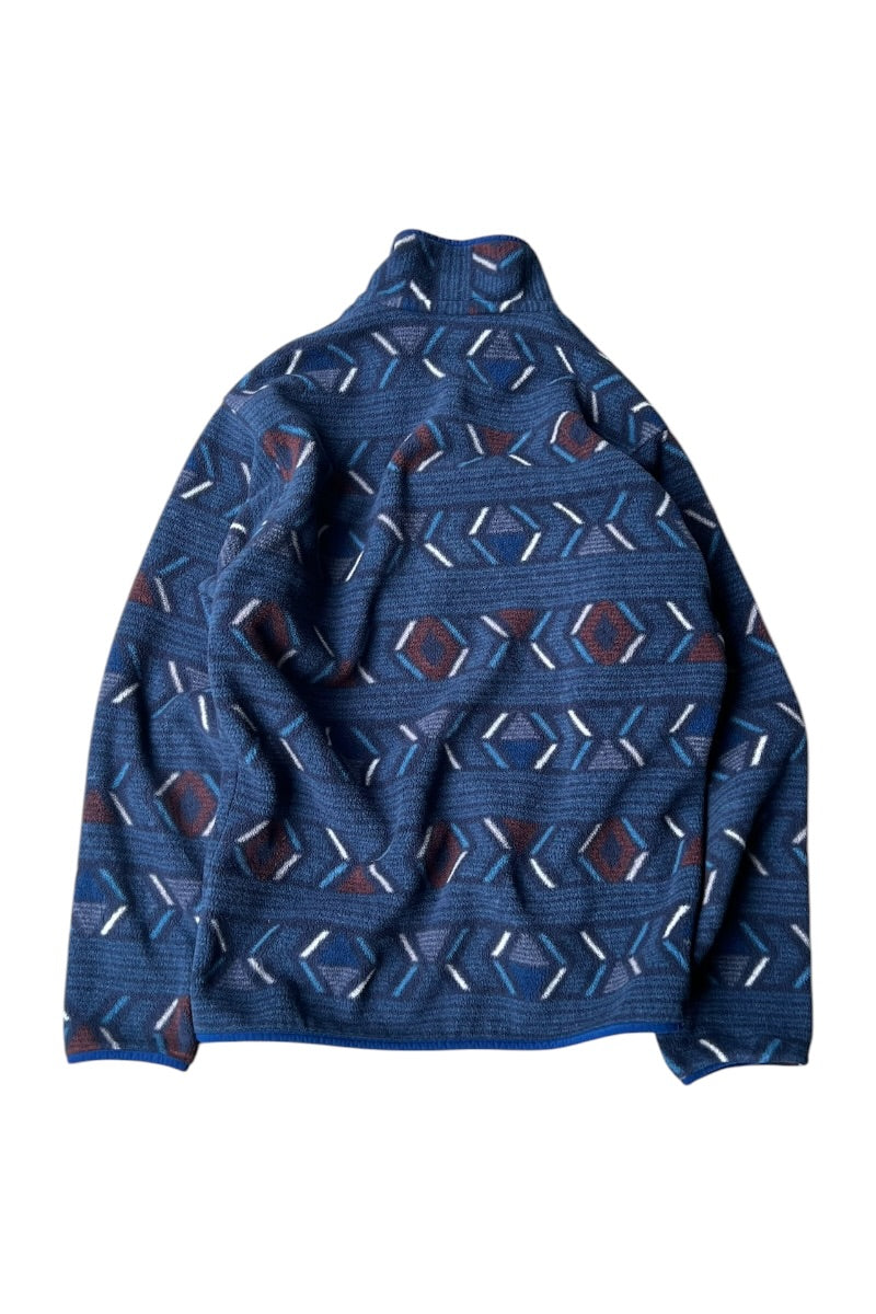 17'S SYNCHILLA SNAP-T PATTERN FLEECE JACKET / BLUE [SIZE: S USED]