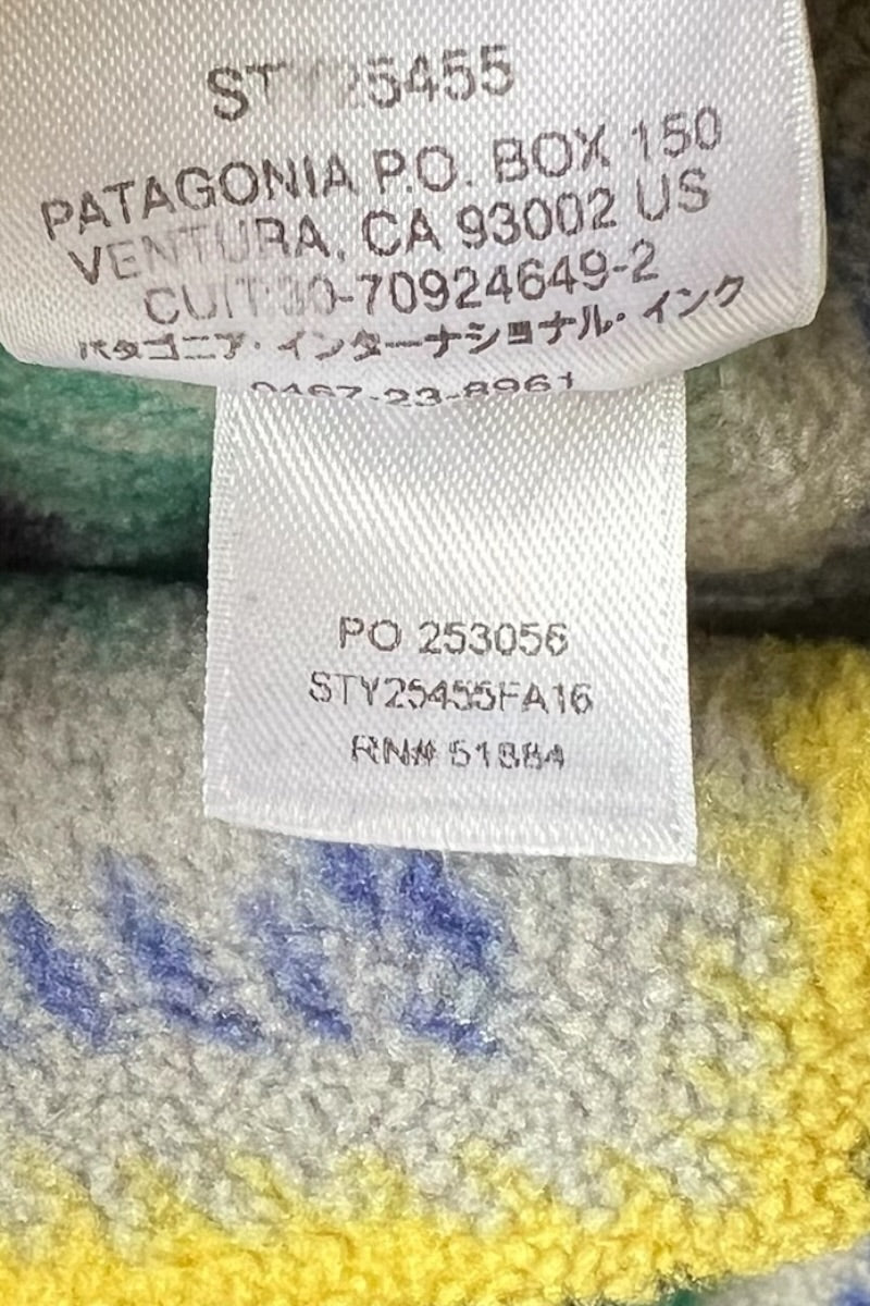 MADE IN MEXICO 16AW SNAP-T PATTERN FLEECE JACKET / PATTERN [SIZE: M USED]