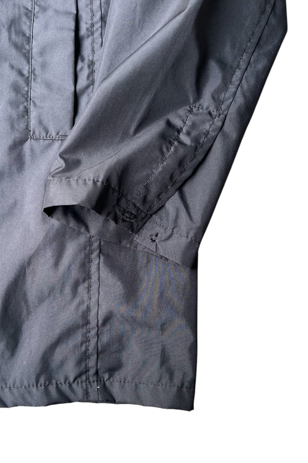 Y2K EARLY 00'S NYLON TAILORED JACKET / BLACK [SIZE: S USED]