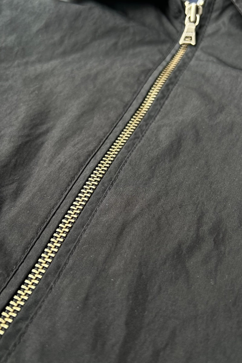 Y2K 06'S ZIP UP JACKET / BLACK [SIZE: M USED]