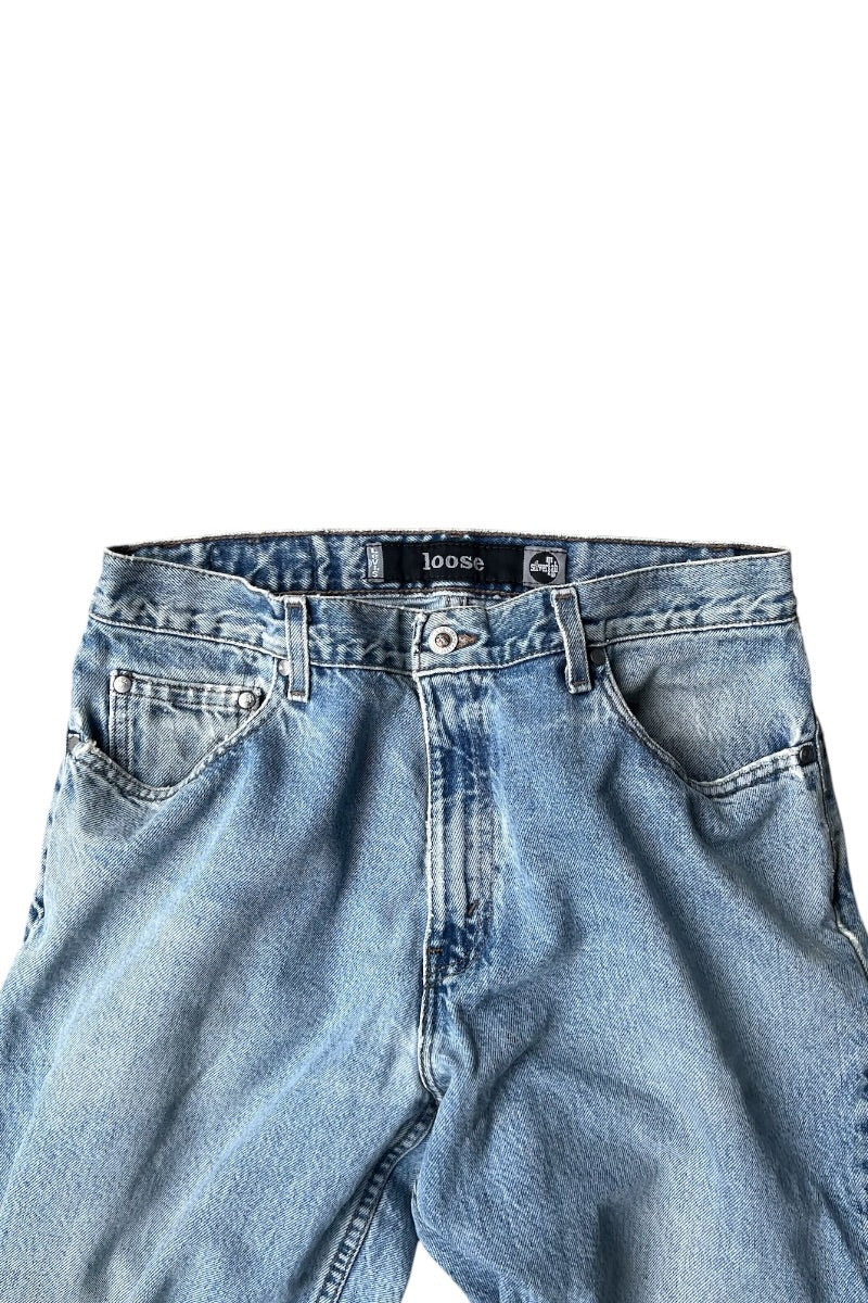 MADE IN USA 98'S SILVER TAB LOOSE DENIM PANT / INDIGO [SIZE: 33 USED]