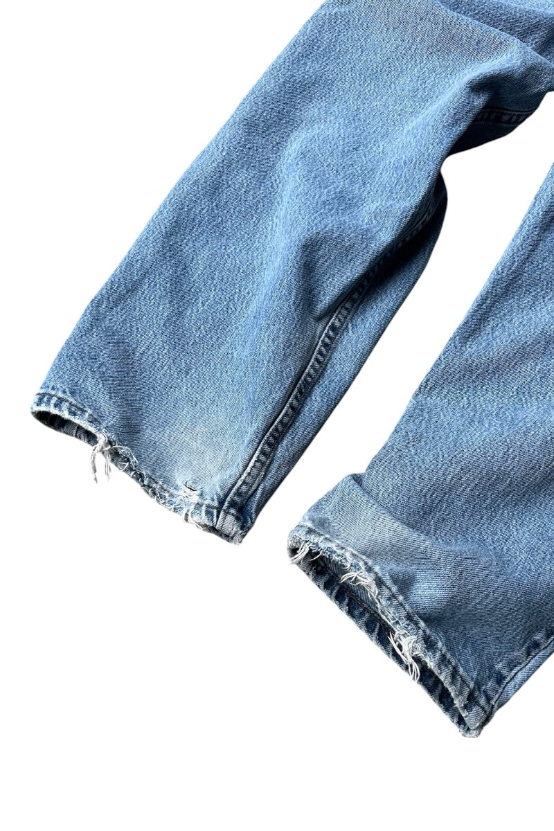 MADE IN USA 98'S SILVER TAB LOOSE DENIM PANT / INDIGO [SIZE: 33 USED]