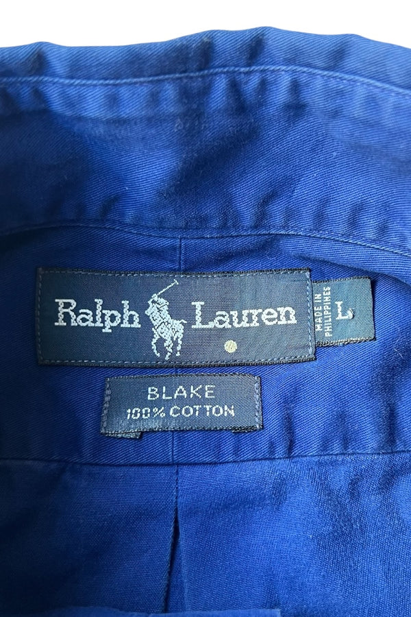 90'S BLAKE L/S SHIRT / BLUE [SIZE: L USED]