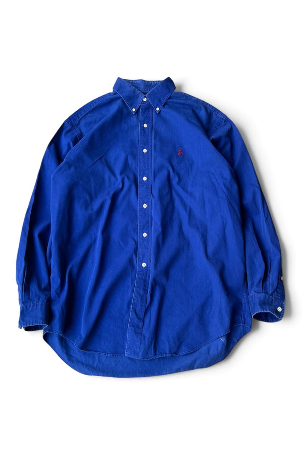 90'S BLAKE L/S SHIRT / BLUE [SIZE: L USED]