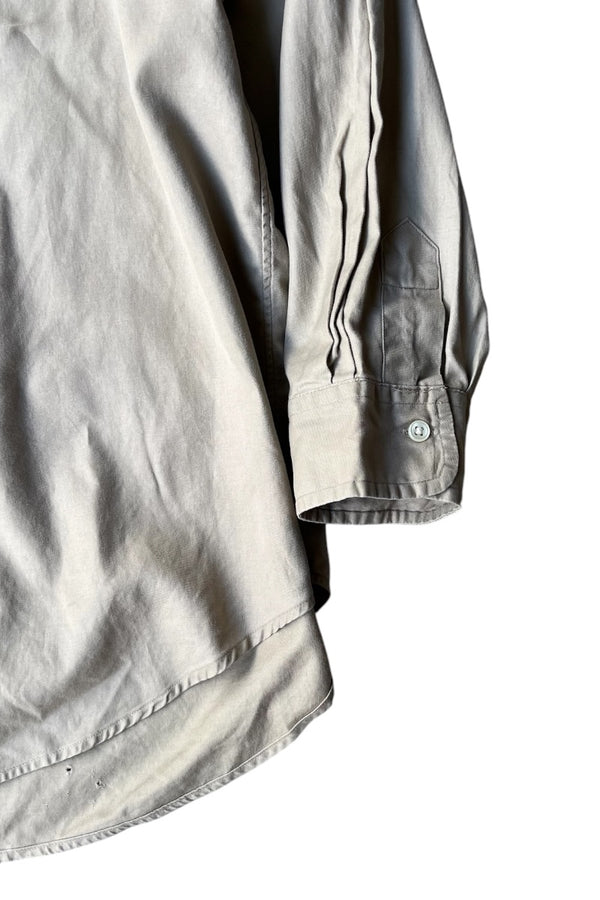 90'S CLASSIC FIT L/S SHIRT / BEIGE [SIZE: XL USED]
