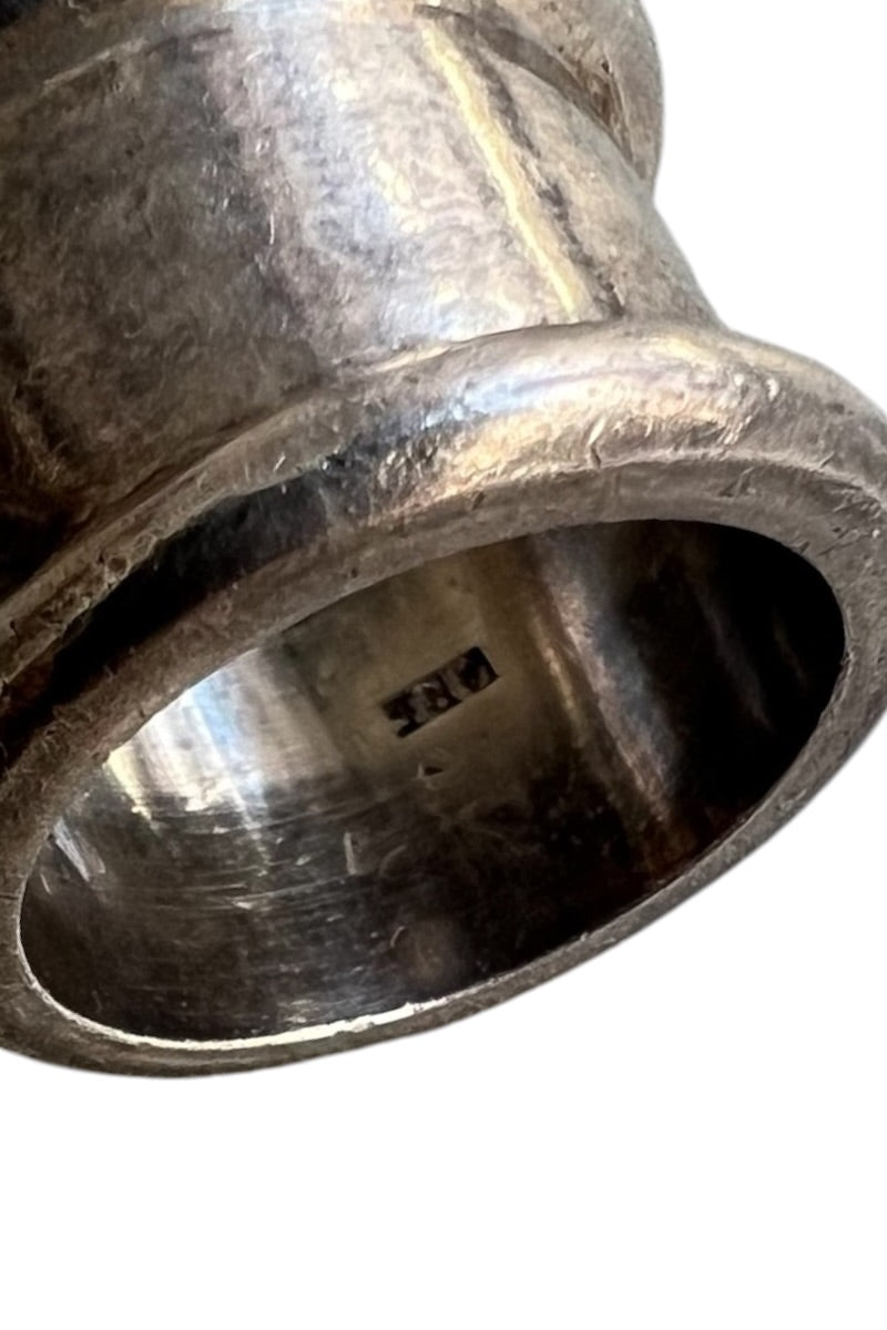 925 SILVER RING / SILVER [SIZE: 10号相当 USED]